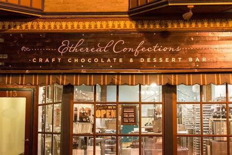 Ethereal confections - Ethereal Confections is a small-batch, bean-to-bar chocolate shop in Woodstock, Illinois. It offers rich, sweet chocolate, coffee, pastries and desserts made with care and expertise. You can find it at about a …